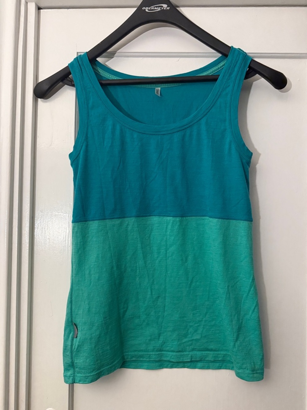 Icebreaker Wool Women’s Two-Tone Teal Tank Top - Women's Small -